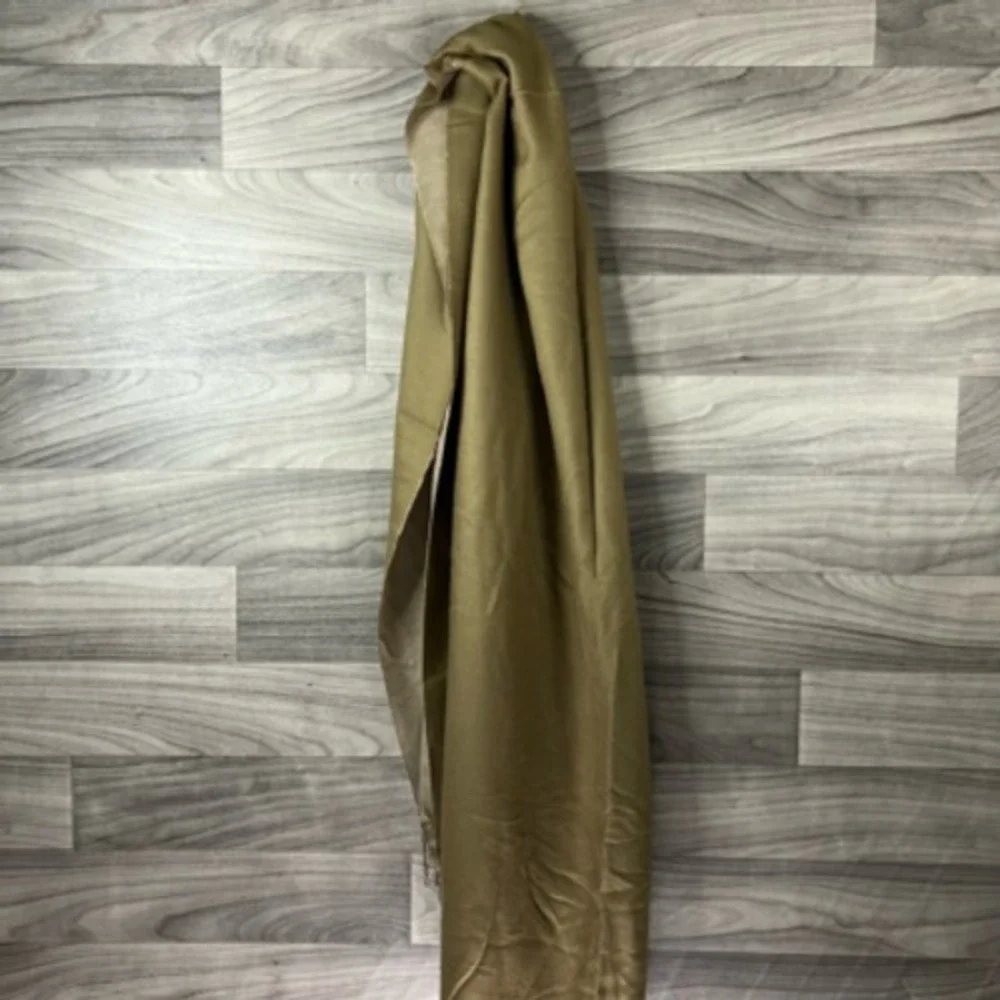 Pashmink Womens Shawl Wrap Scarf Brown‎ Rectangle Fringe Oversize Germany OS